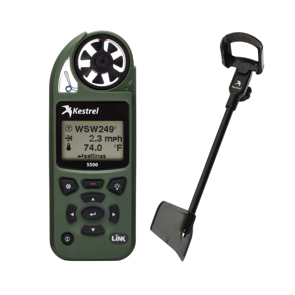 Метеостанция Kestrel 5500 с функцией LiNK + Vane Mount / Olive